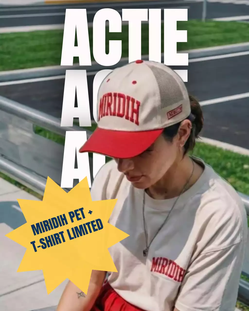 Trendy modepromotie Instagram-post