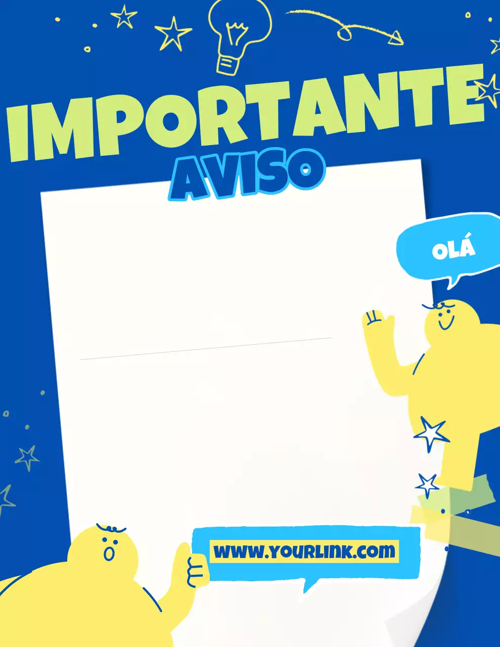 Anúncio da Blue Bold Company