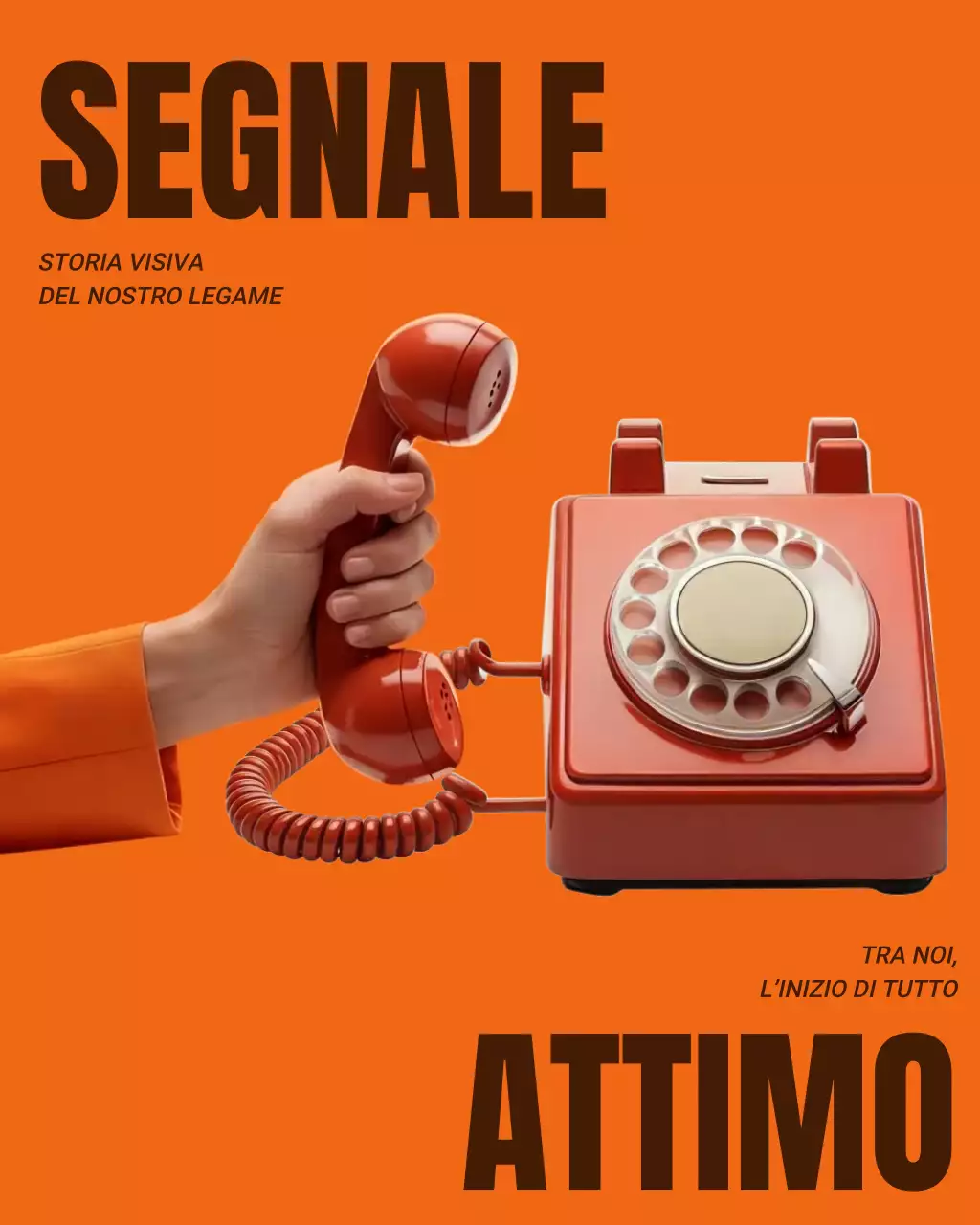 Post Instagram pubblicitario di Orange Retro Music