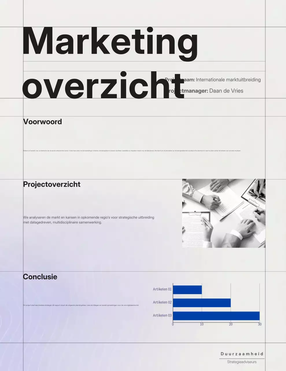 Purple Professional Bedrijfsplan Document