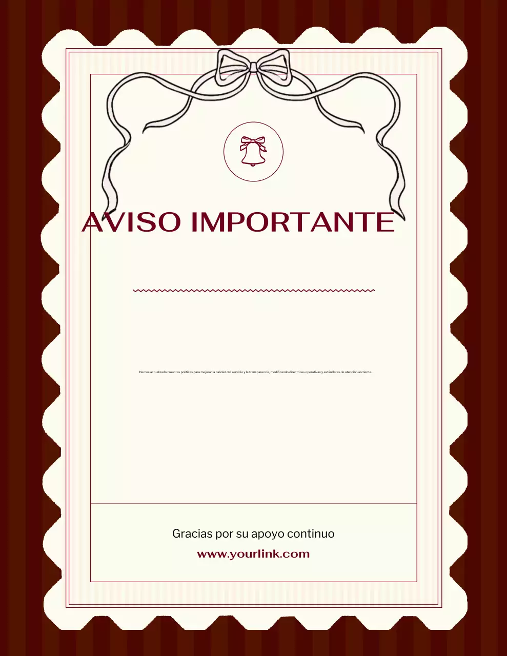 Aviso de anuncio de Maroon Classic