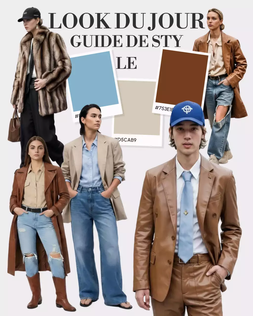 guide de mode tendance marron