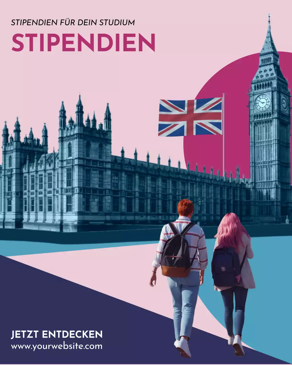 Pink Modern University Promotion