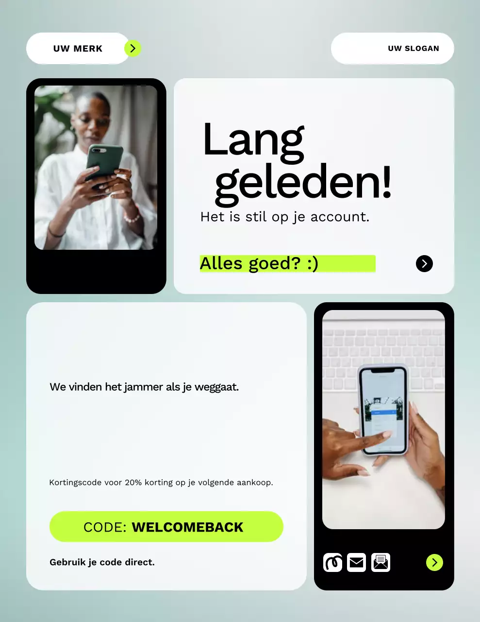 Mint Modern Klantenpromotieposter