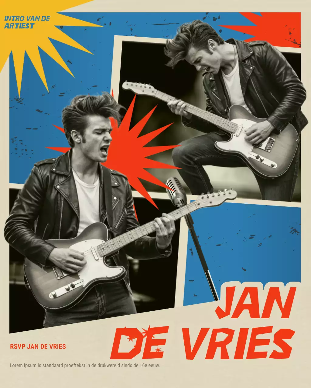 oranje retro muziek rsvp