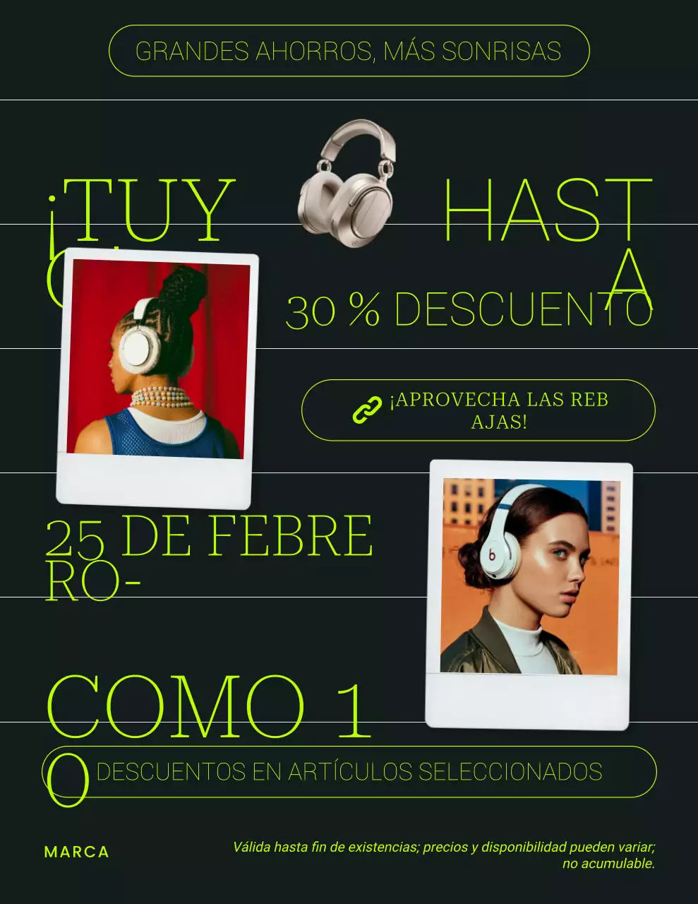 Cartel de promoción de venta moderno de neón