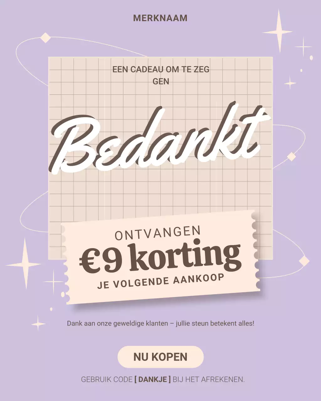 Purple Modern kortingsactie Instagram-bericht