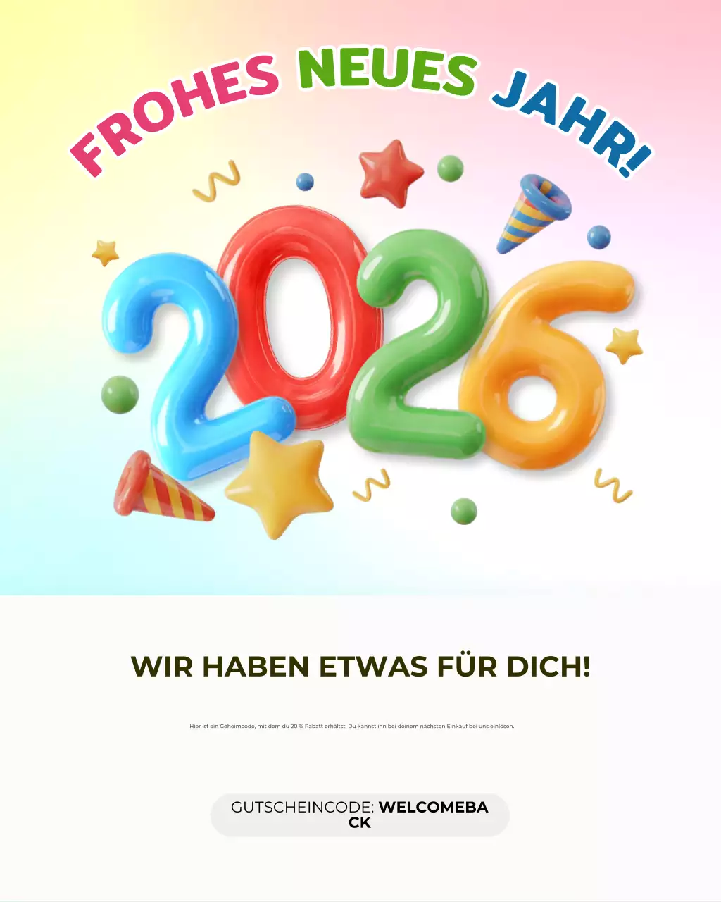 Rainbow Modern Rabattaktion