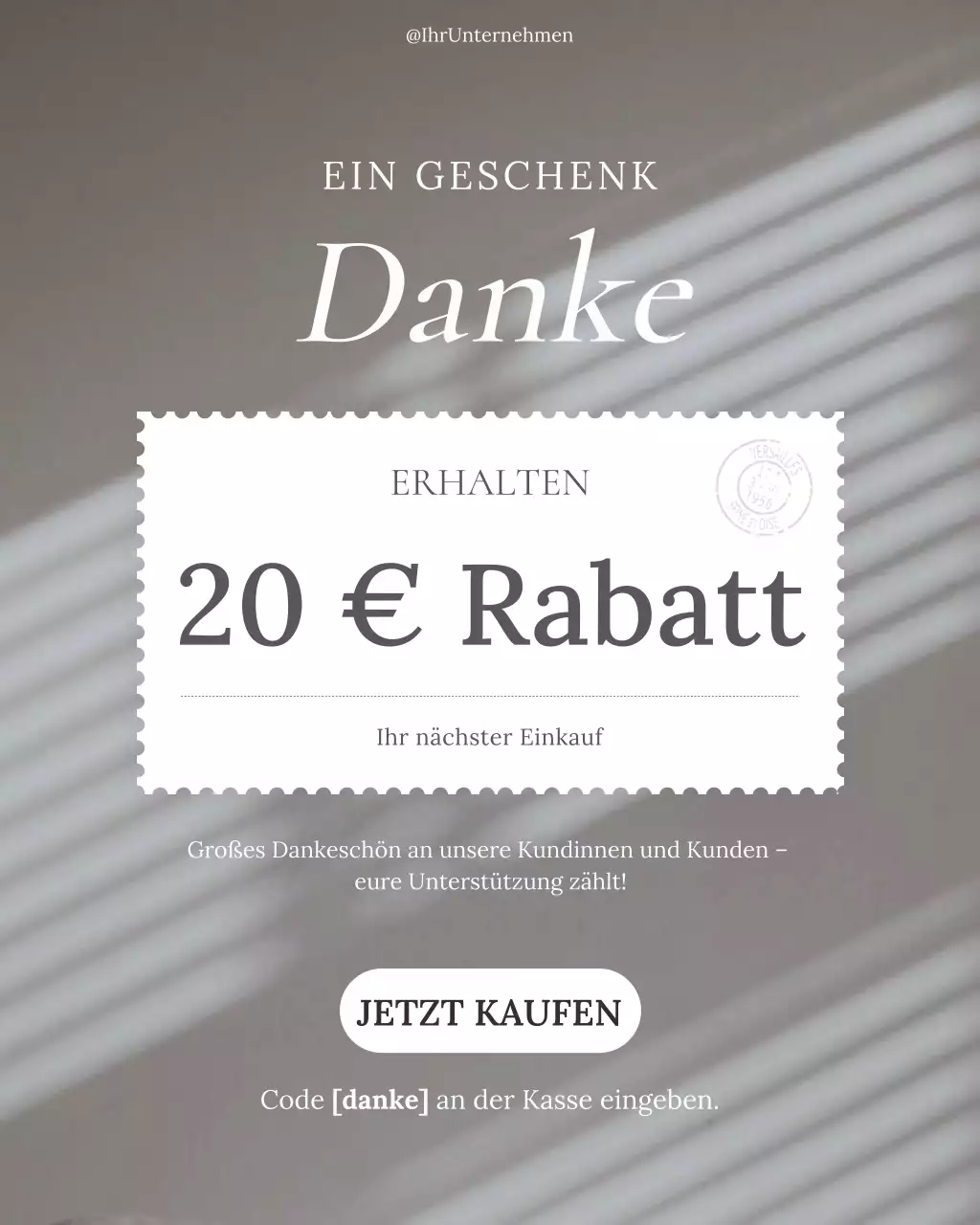 Beige Modern Discount Promotion Instagram Post