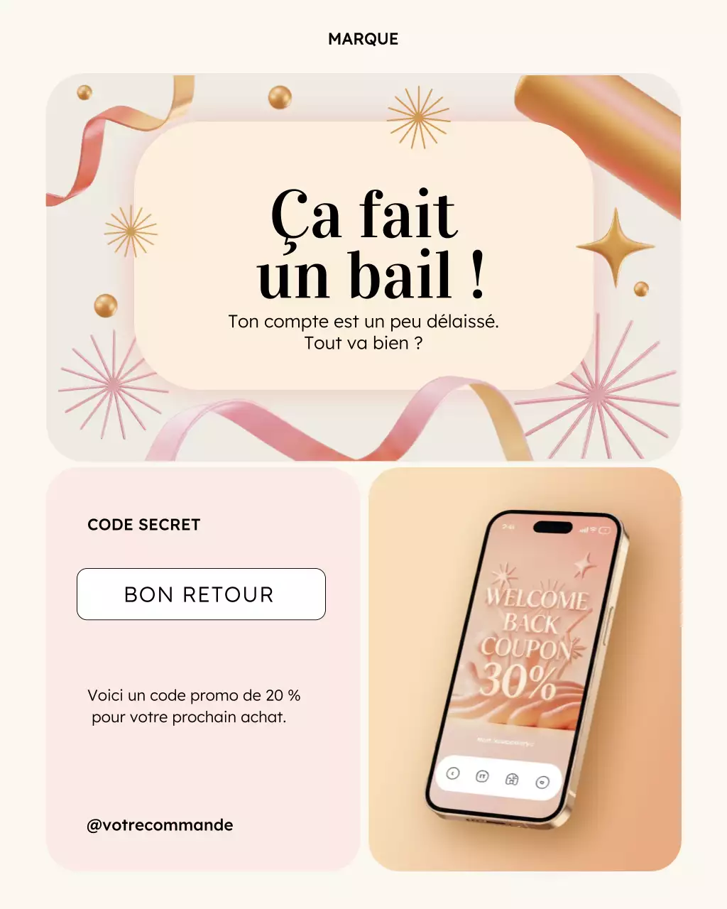 Promotion Beige Moderne