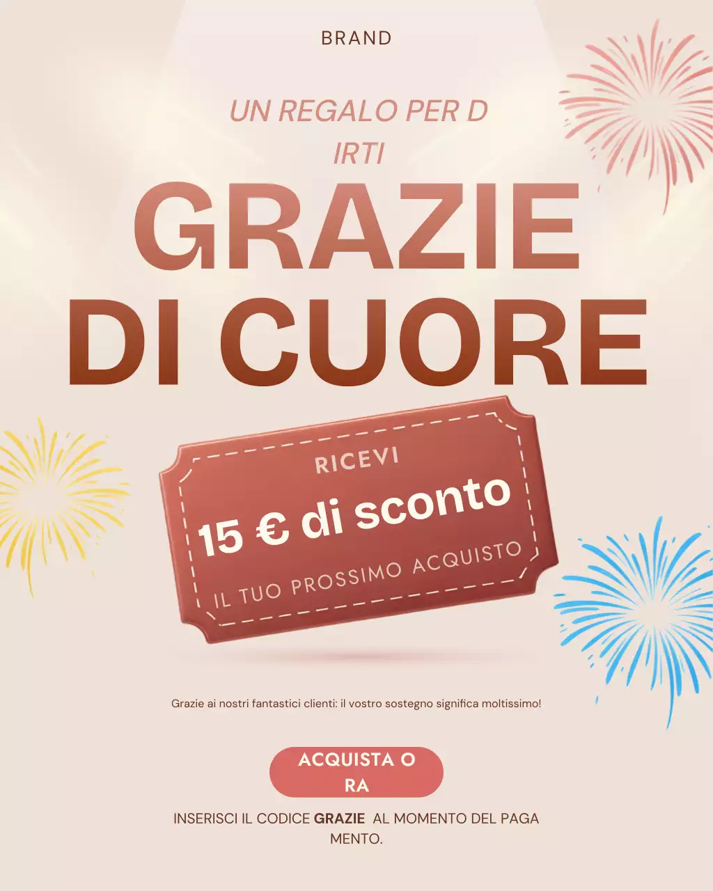 Post Instagram pubblicitario di Beige Modern Sale