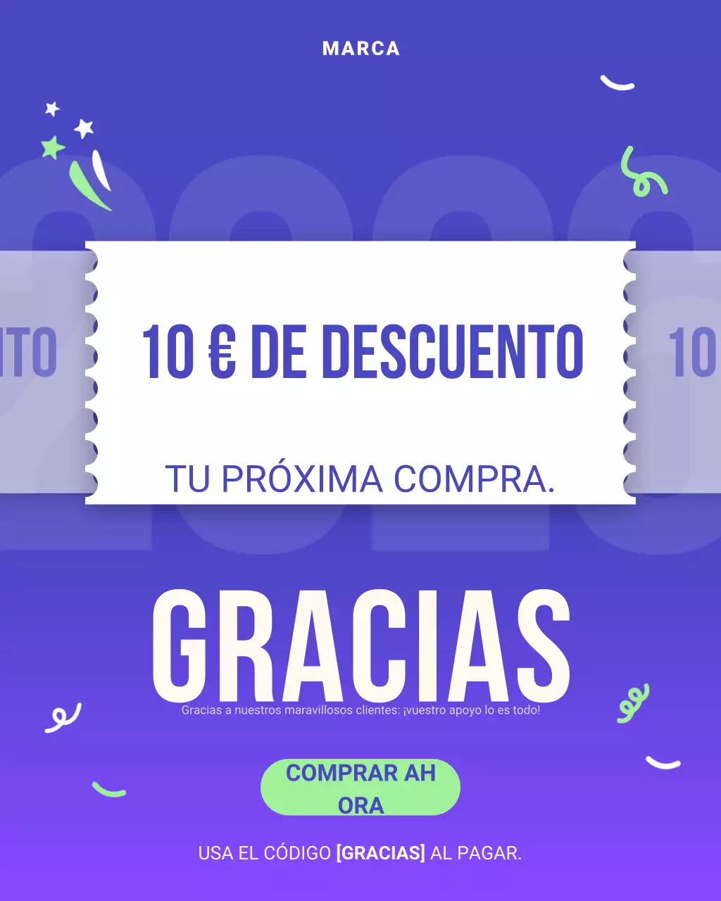 Publicación de Instagram con promoción de descuento moderna en verde azulado