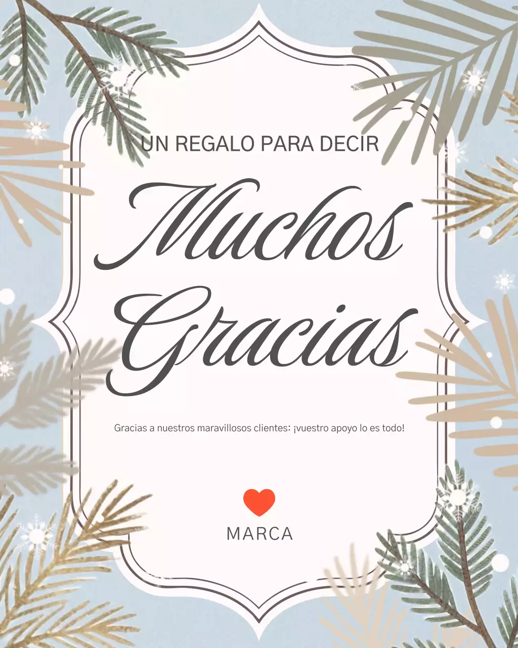 Tarjeta de agradecimiento elegante en beige para Instagram