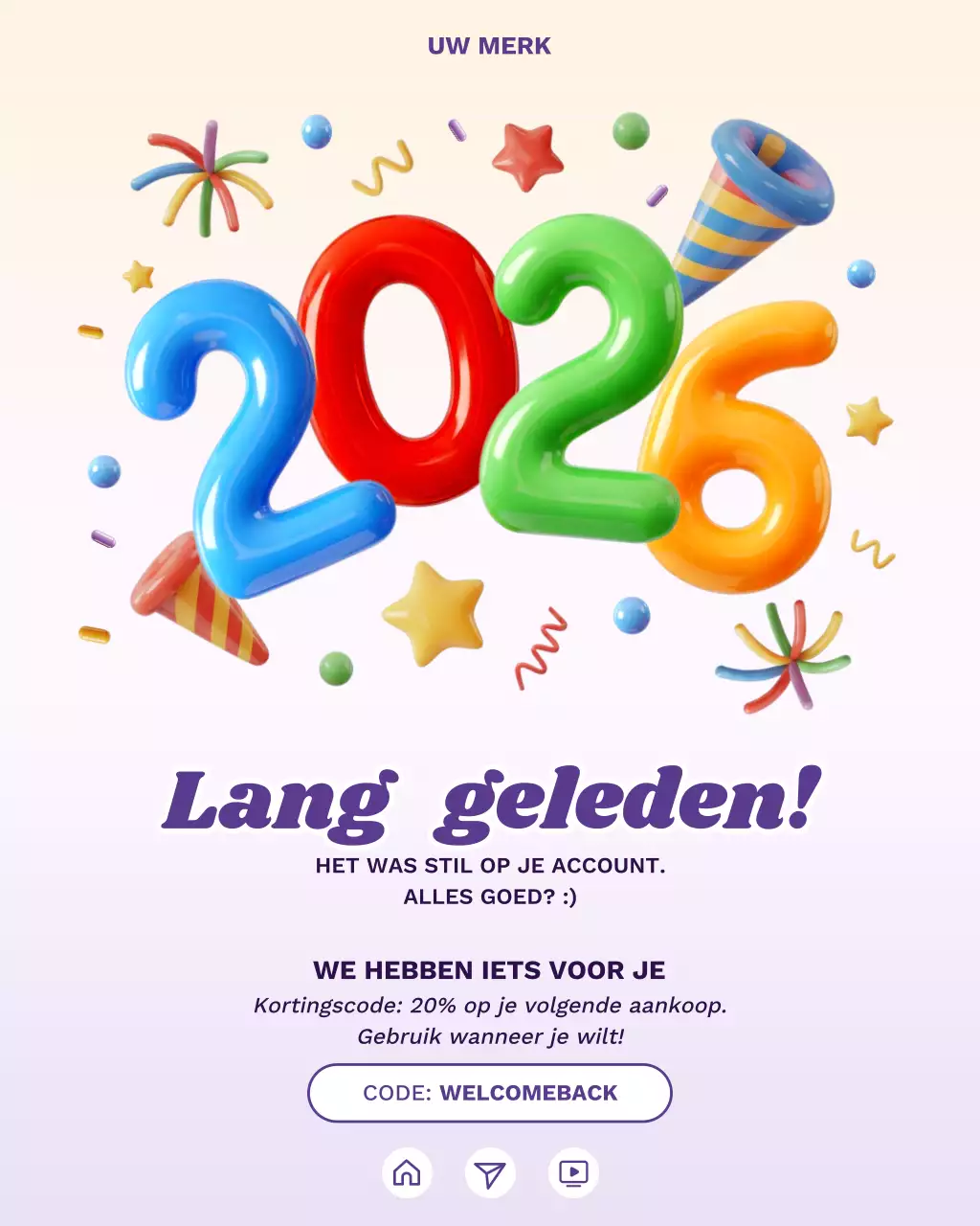 Regenboog Feestelijke Comeback Promotie