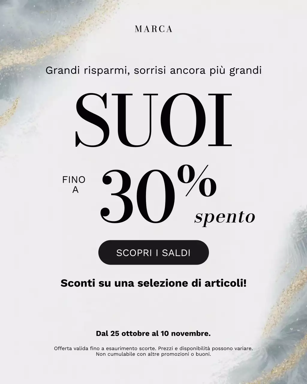 Ritratto Instagram promozionale di vendita moderna grigia