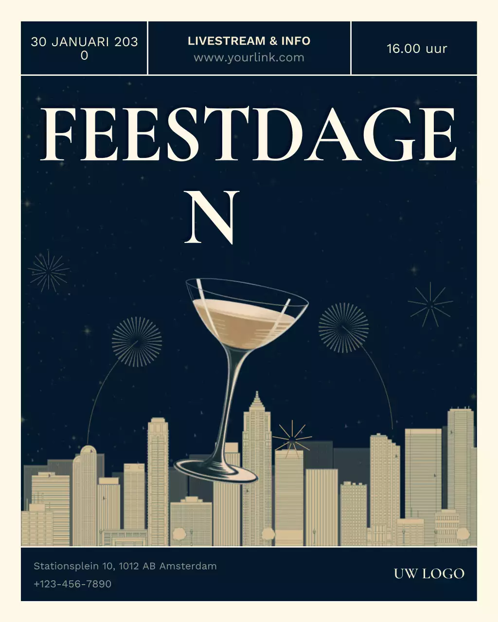 Elegant Business Live Event Instagram Vertical