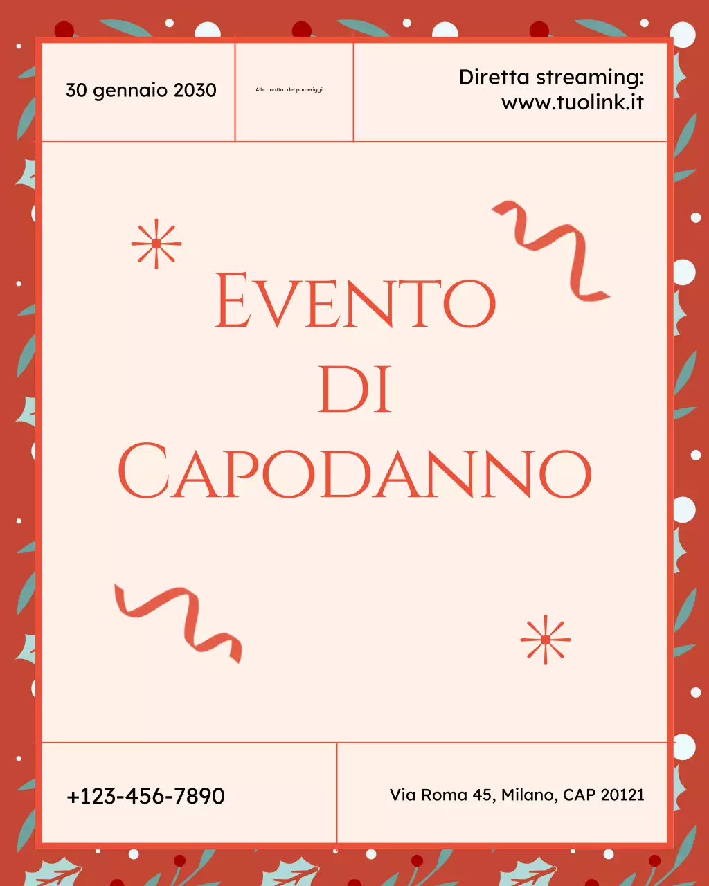 Evento aziendale moderno Coral Instagram Vertical