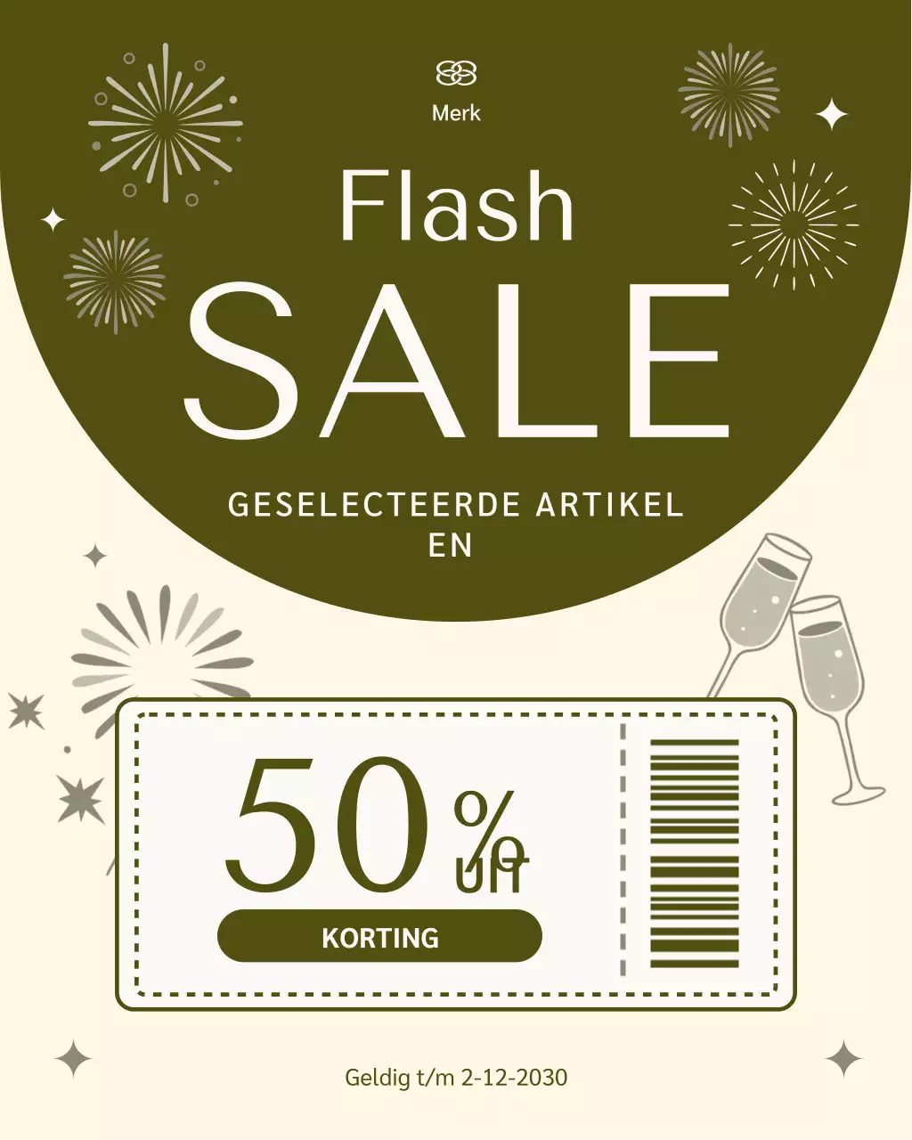 Olive Modern Sale Promotie Instagram-bericht