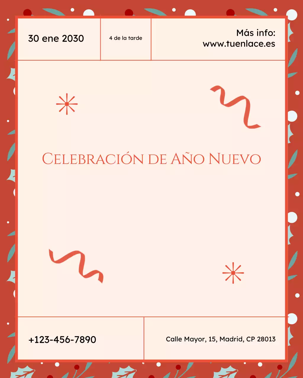 Vertical de Instagram para eventos empresariales modernos de Coral