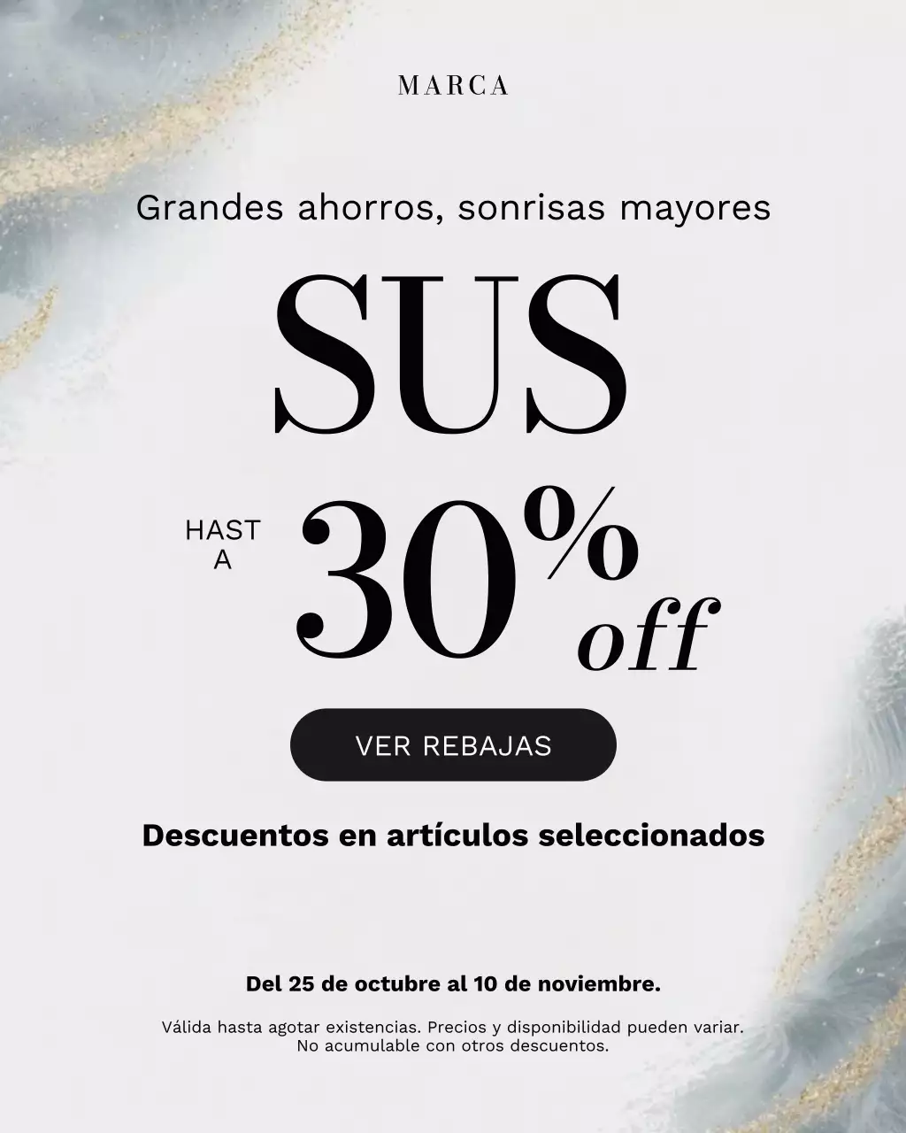 Retrato de Instagram de promoción de venta moderna gris
