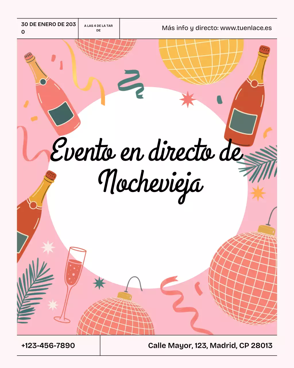 Vertical de Instagram del evento emprendedor Coral Retro