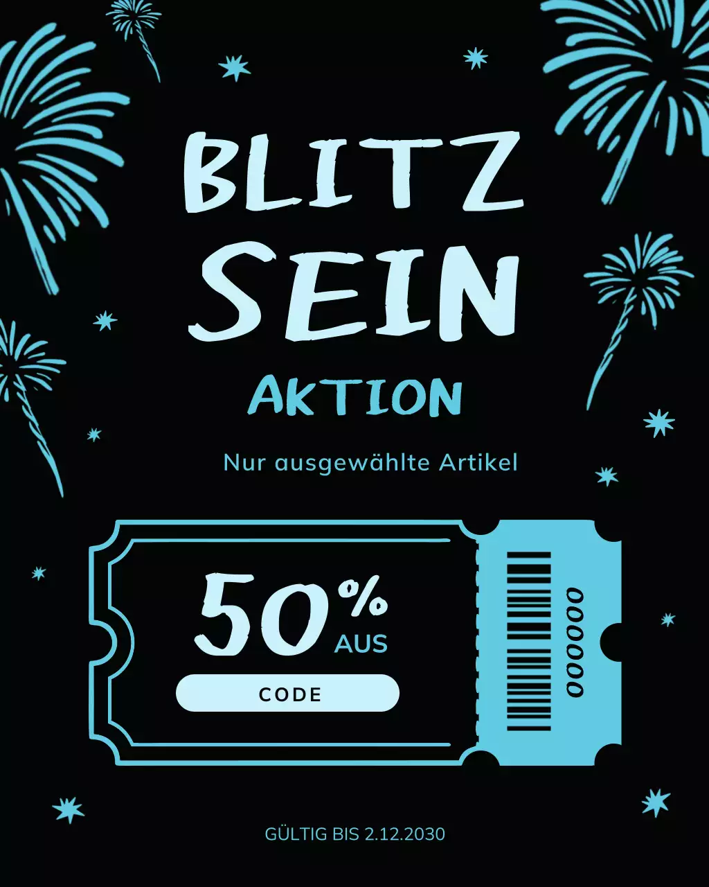 Instagram-Post zur Verkaufsanzeige von Blue Modern