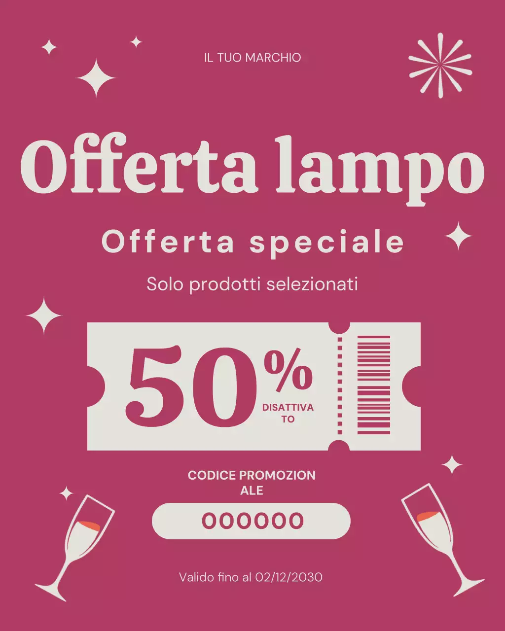 Post Instagram pubblicitario di Pink Modern Sale