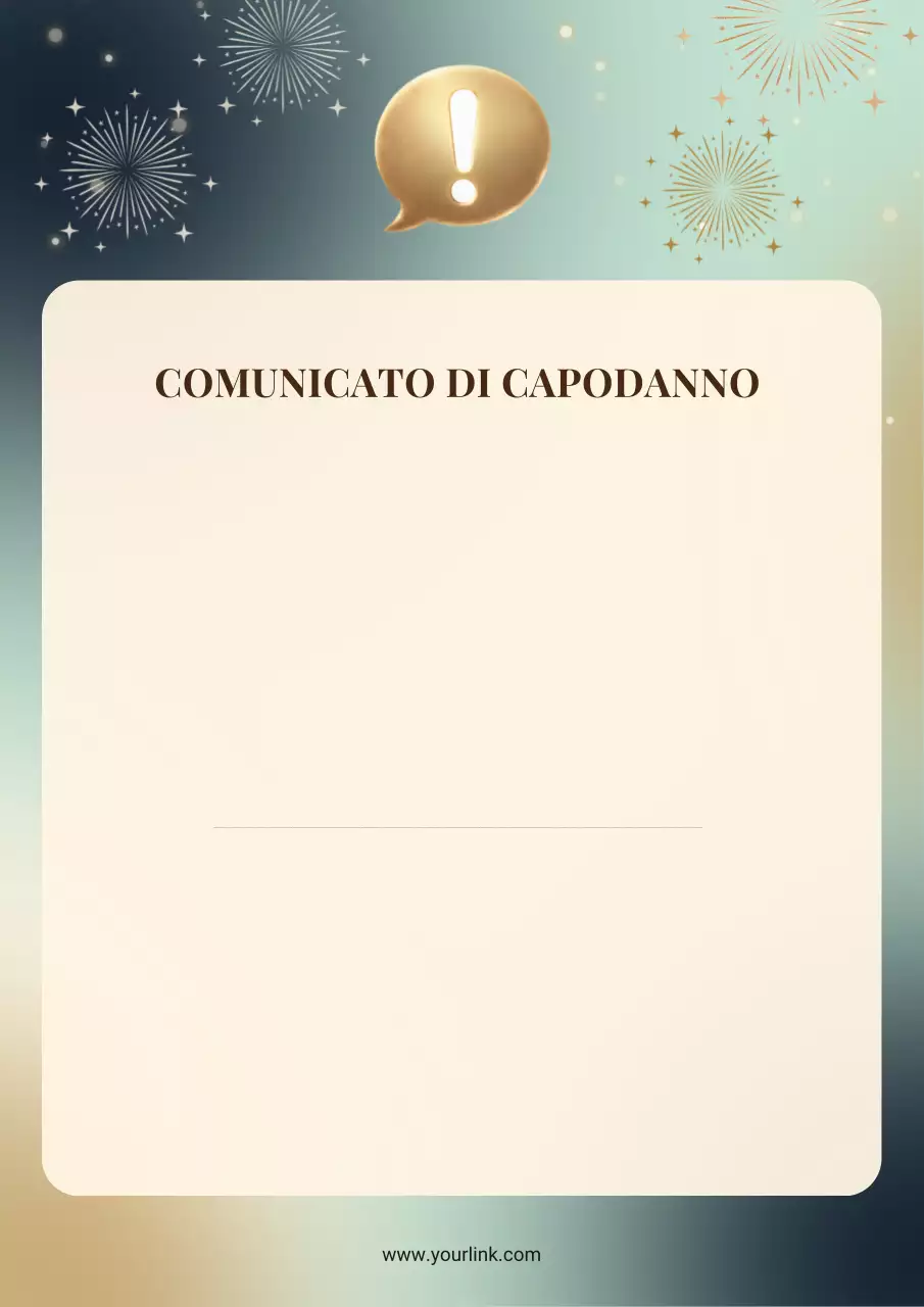 Manifesto pubblicitario elegante in oro