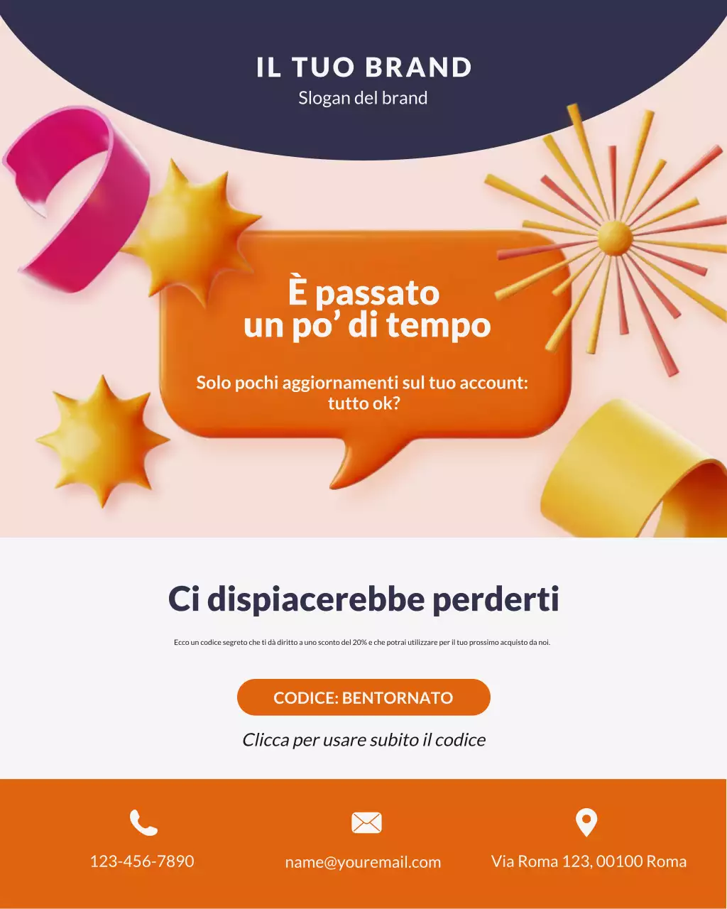 Promozione di riattivazione di Orange Modern