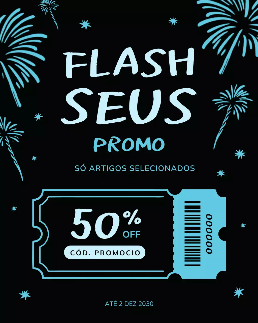 Anúncio de venda da Blue Modern no Instagram