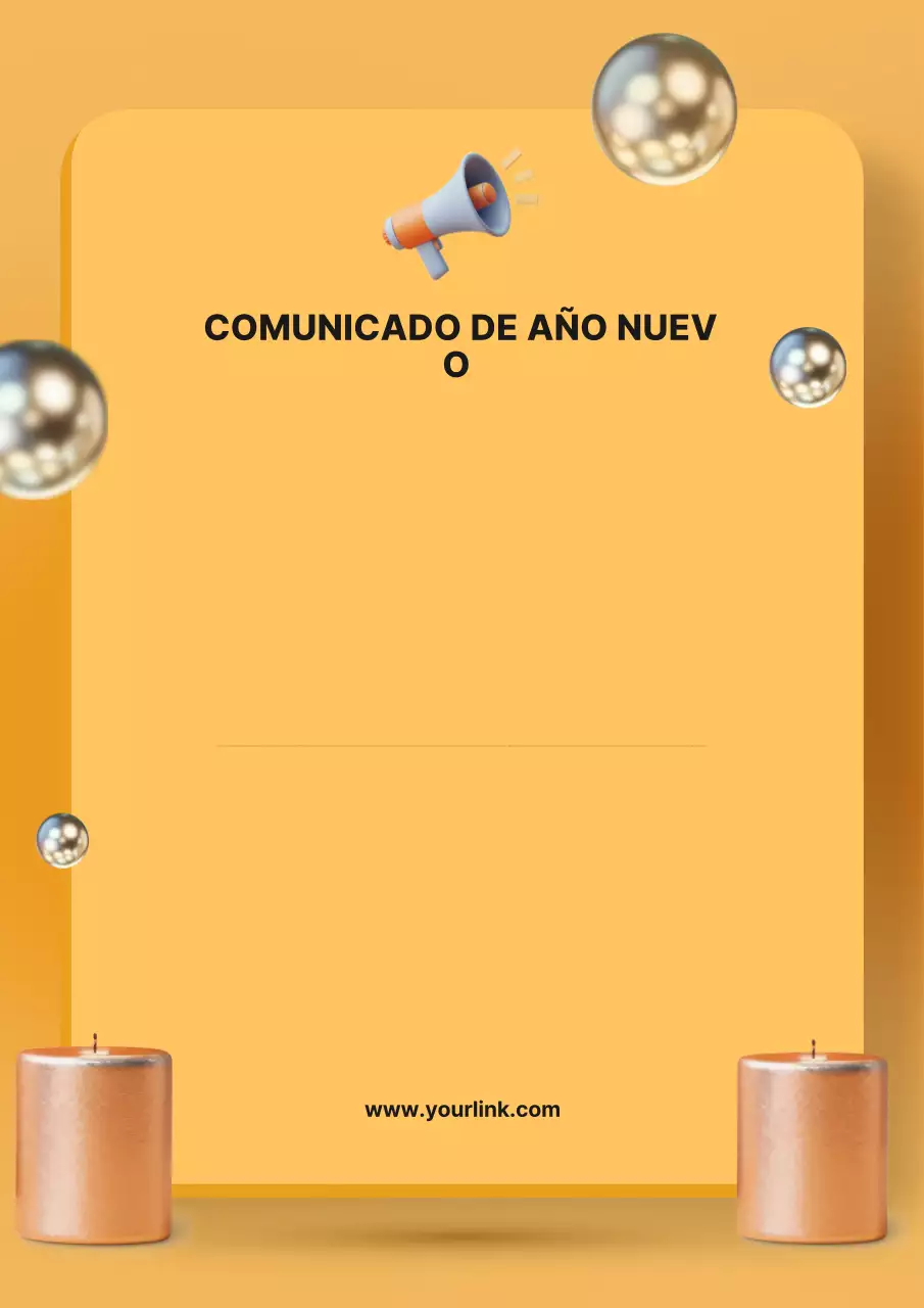 Cartel de anuncio de política moderna de Orange