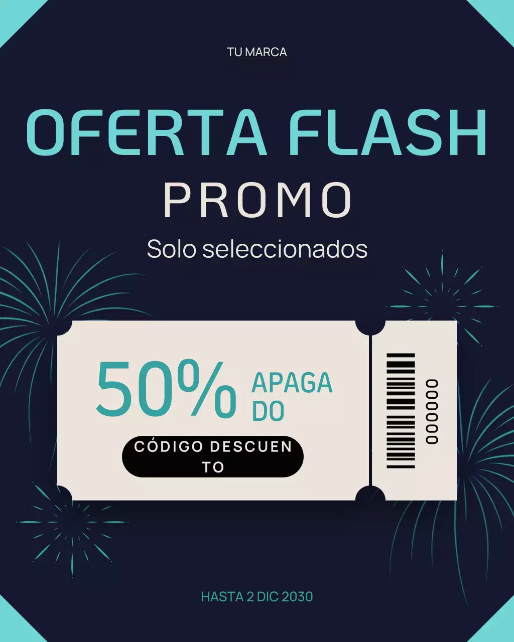 Publicación de Instagram de promoción de rebajas modernas en negro