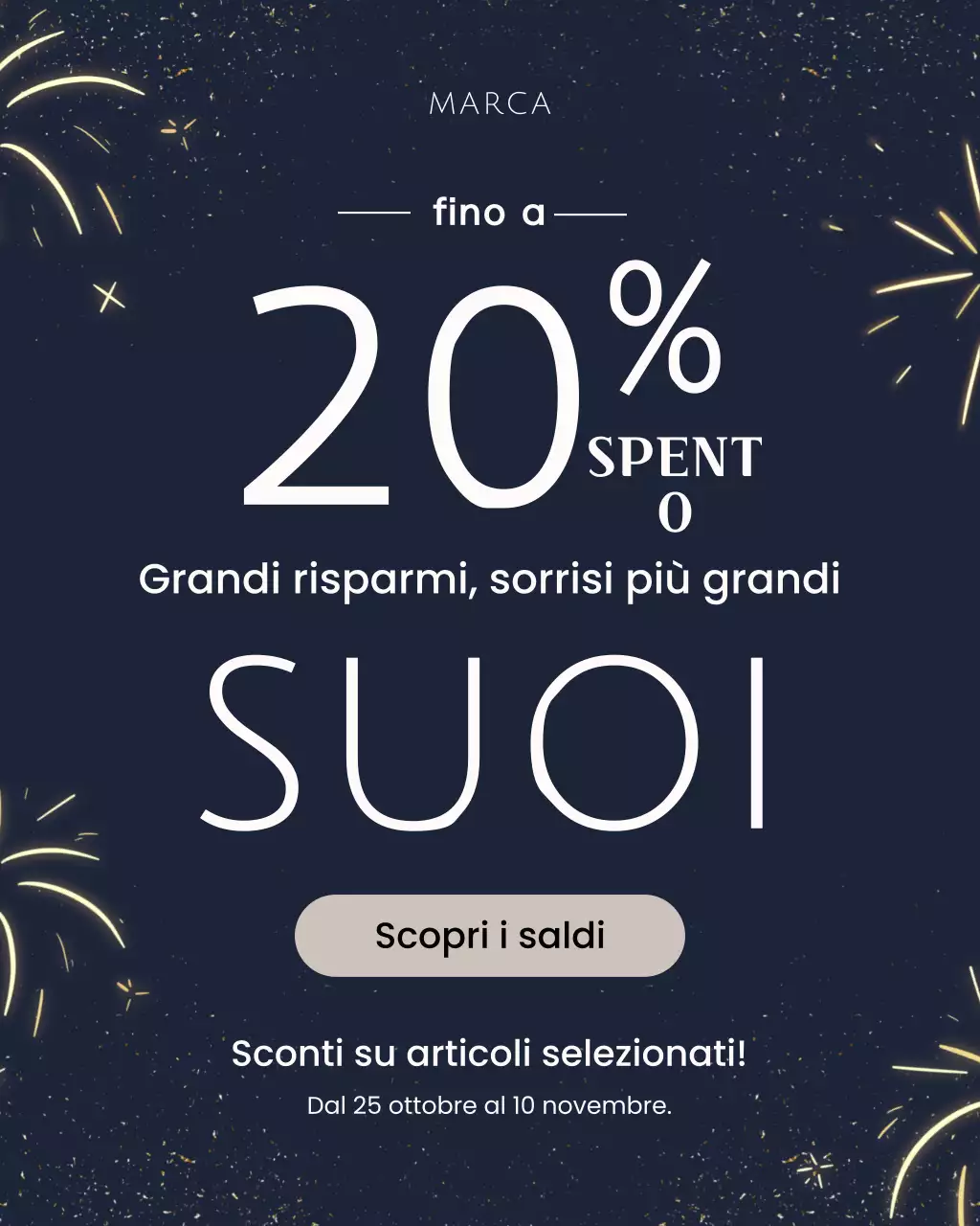 Ritratto Instagram promozionale della vendita moderna della Marina