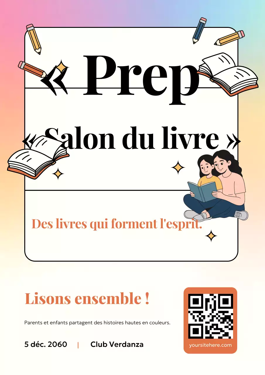 Affiche de l'événement Rainbow Modern Reading