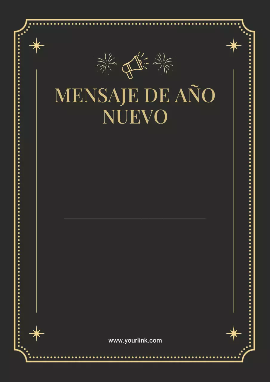 Cartel elegante de anuncio de política en negro