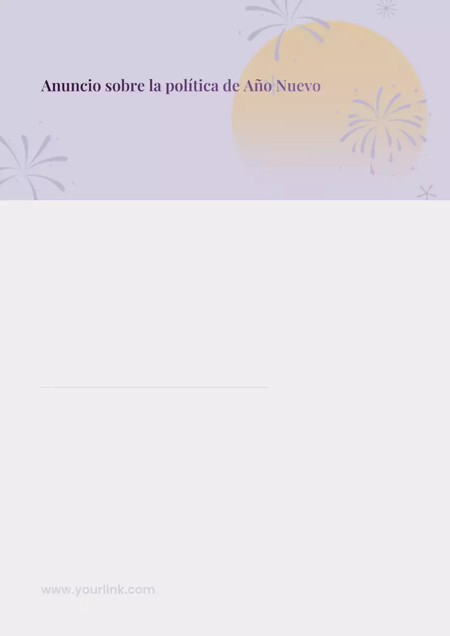 Cartel elegante de anuncio de política en beige