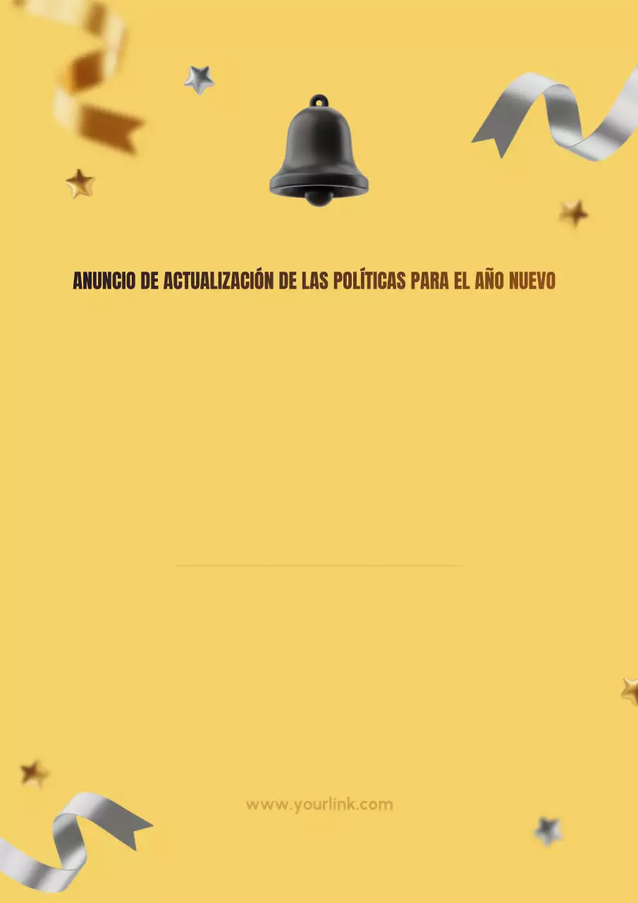 Cartel de anuncio de la política moderna del oro