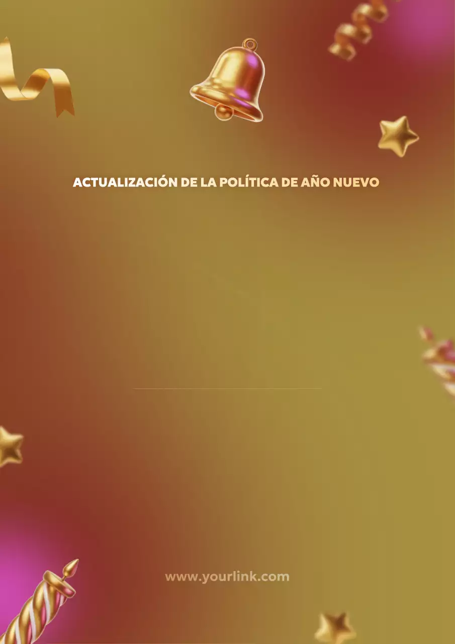 Cartel de anuncio de la política moderna del oro