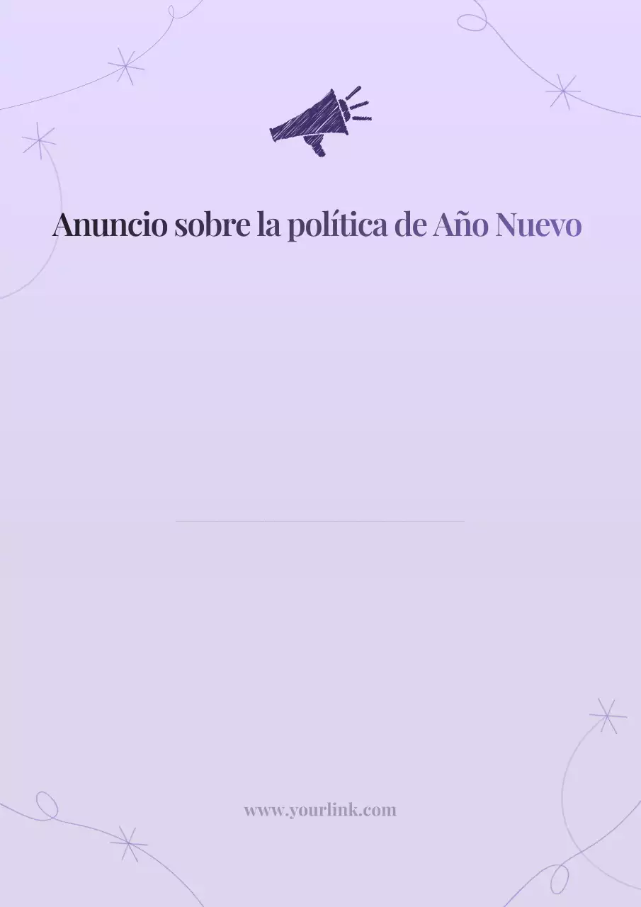 Cartel elegante de anuncio de política en gris