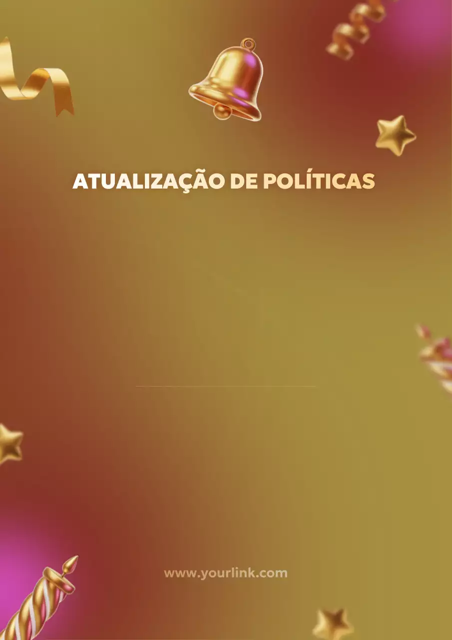 Pôster de anúncio da política moderna de ouro