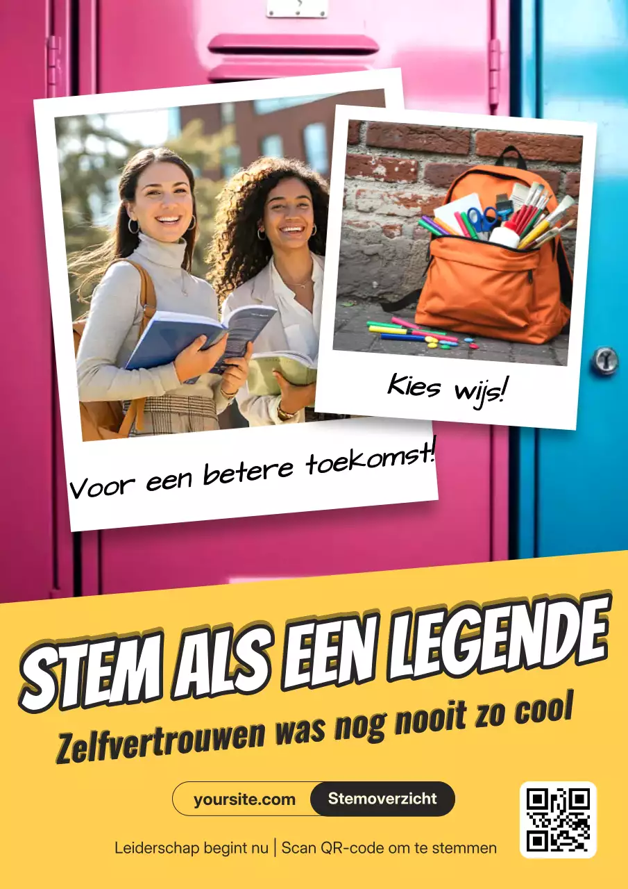 Webposter voor studentenstemmen
