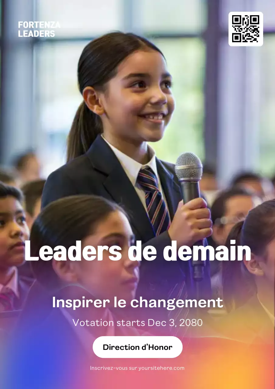 Affiche Web Rainbow Modern Leadership