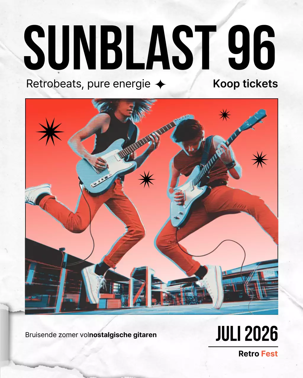 Beige Retro Muziekevenement Promotie Instagram Post