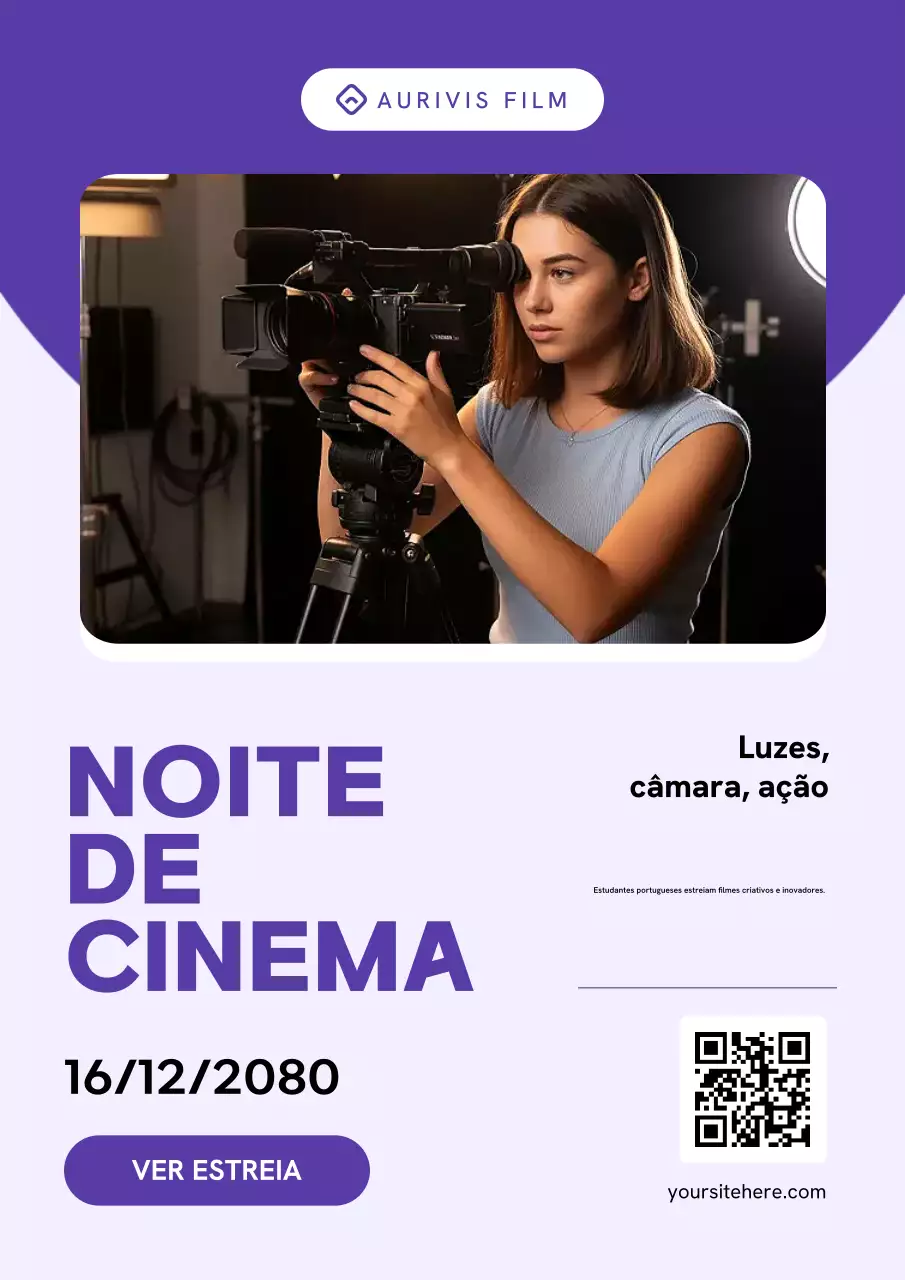 Pôster do evento Purple Modern Film