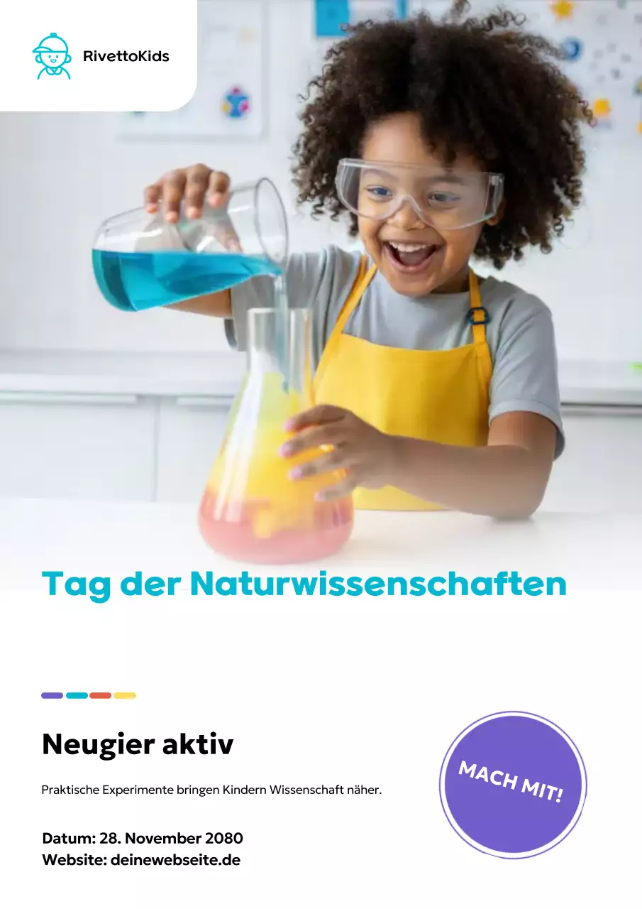 Webposter zum spielerischen Tag der Wissenschaft