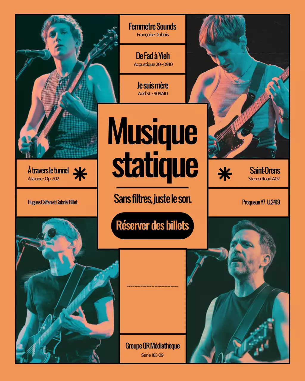 Publication Instagram de l'événement Orange Retro Music