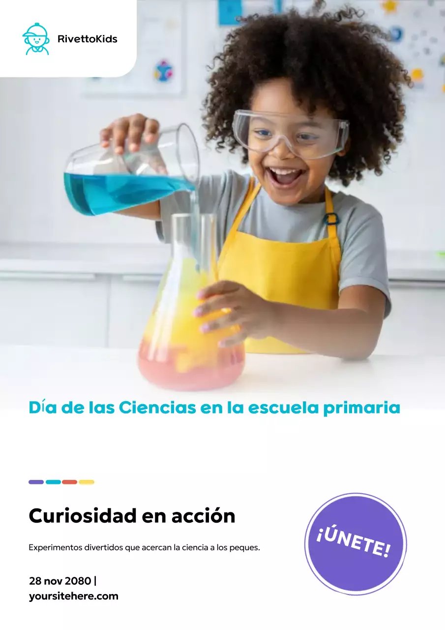 Póster web del Día de la Ciencia Divertida