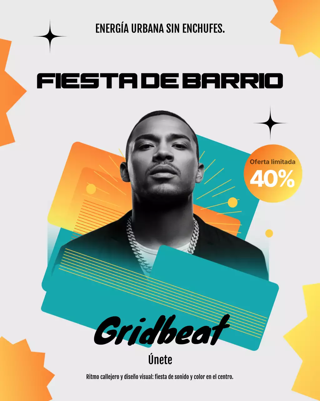 Publicación de Instagram para la promoción de la fiesta urbana Teal