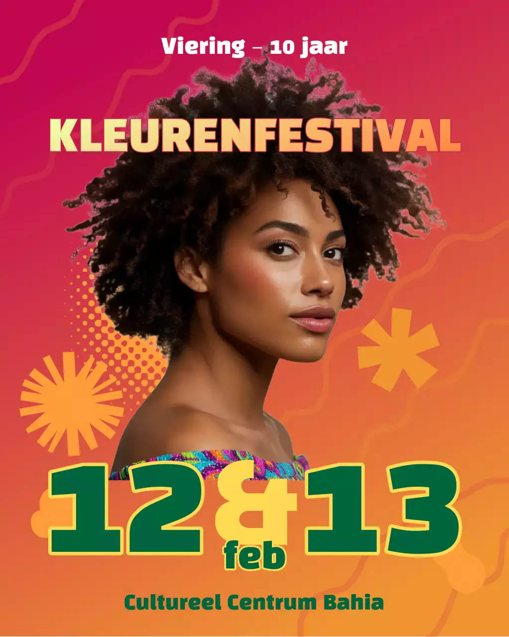 Instagram-bericht over de aankondiging van het Orange Cultural Festival