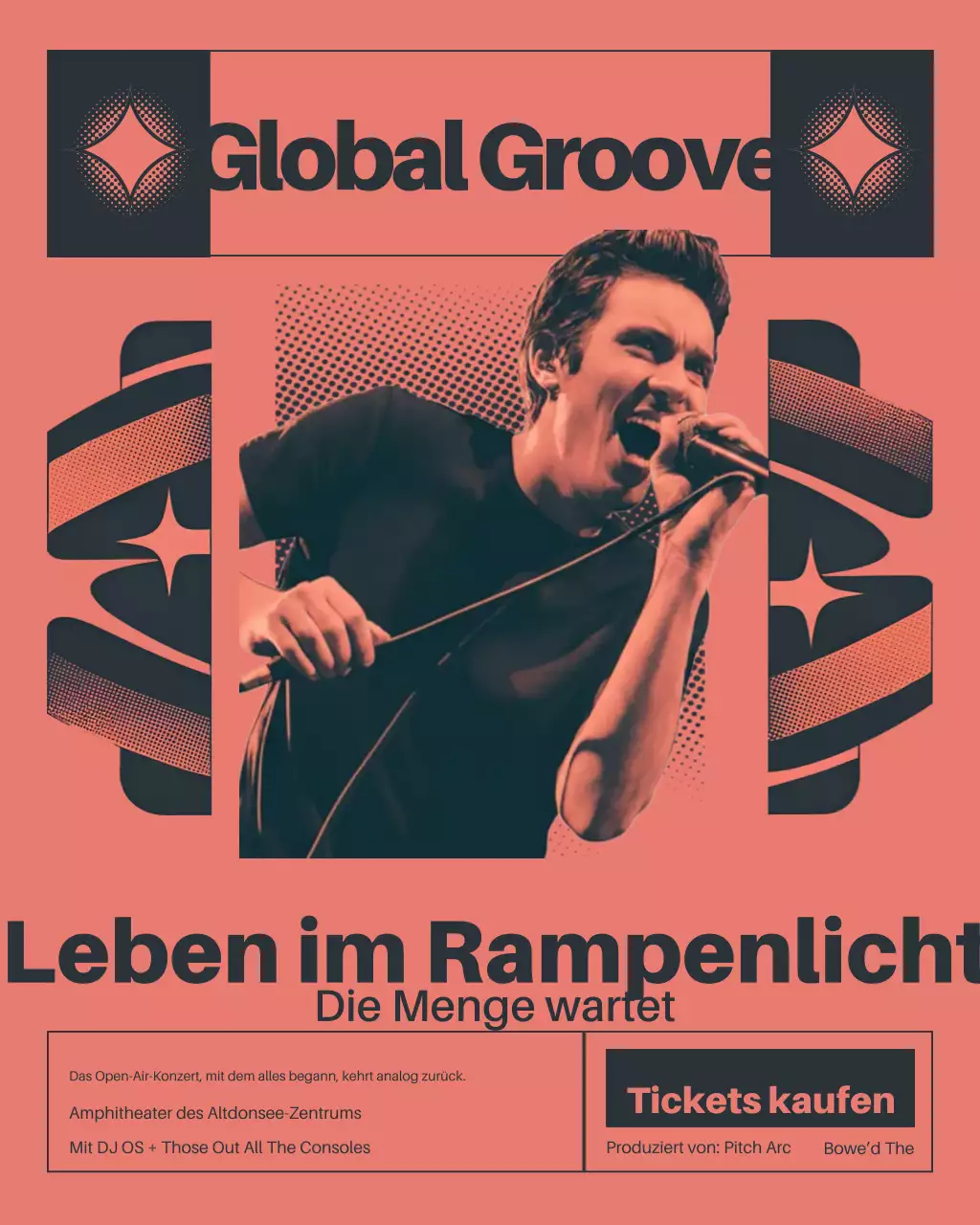 Instagram-Post zur Promotion von Coral Retro Music